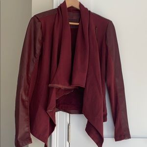 Maroon blank nyc moto
